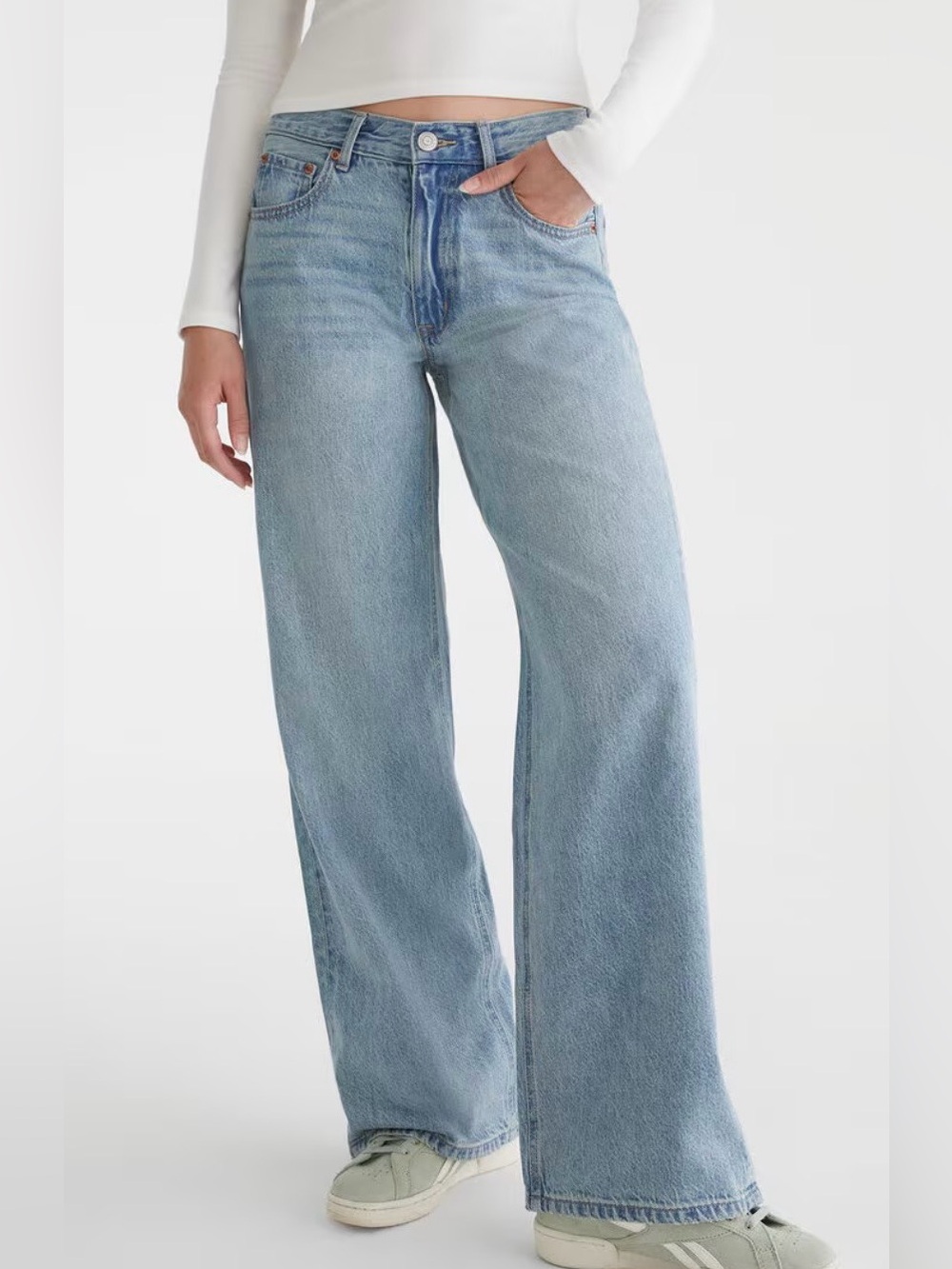 Aeropostale High Waist Wide Leg Jeans Sz 14
